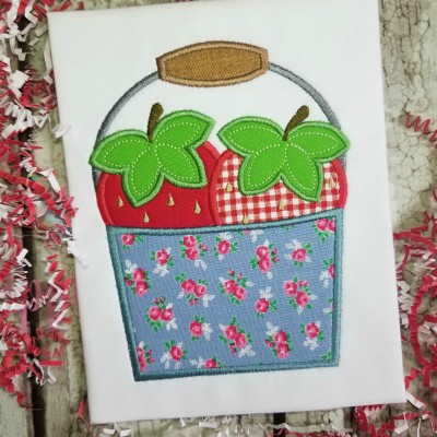 strawberry pale applique